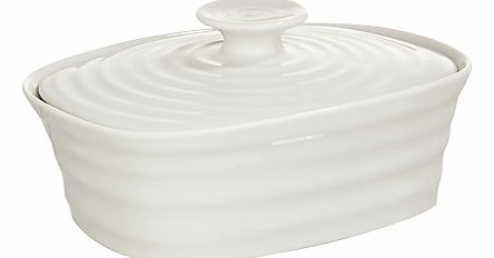 Butter Dish, White