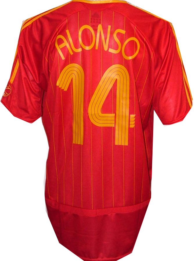 Adidas Spain home (Alonso 14) 06/07