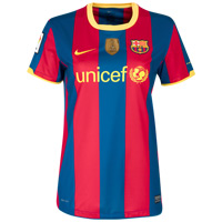 Adidas 2010-11 Barcelona Nike Womens Home Shirt