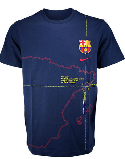 Nike 09-10 Barcelona Graphic Tee (navy)