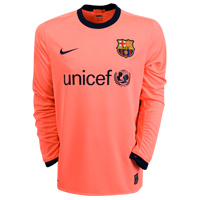 Nike 09-10 Barcelona L/S away - Kids