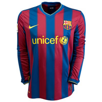 Nike 09-10 Barcelona L/S home - Kids