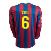 Nike 09-10 Barcelona L/S home (Xavi 6)