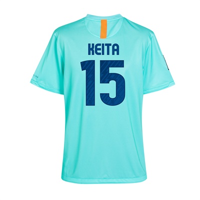 Nike 2010-11 Barcelona Nike Away Shirt (Keita 15)