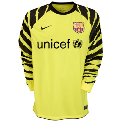 Nike 2010-11 Barcelona Nike Goalkeeper Away Shirt