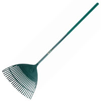 Spear and Jackson County Garden Plastic Leaf Rake Long Softgrip Handle