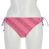 Ocean Pacific Bikini Tie Brief Ladies Heart Text 10