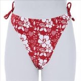 OP Ladies Triangle Bikini Brief Chilli Flower 8