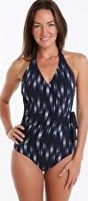 Speedo, 1294[^]250015 Sculpture Simplyglow Printed One Piece - Navy