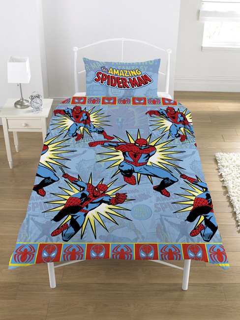 Marvel Comics Duvet Cover and Pillowcase