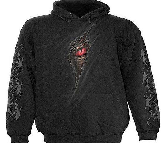 - Men - DRAGON RIP - Hoody Black - Large