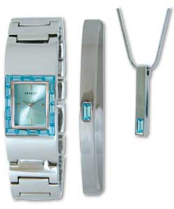 Ladies Aqua Jewellery Set