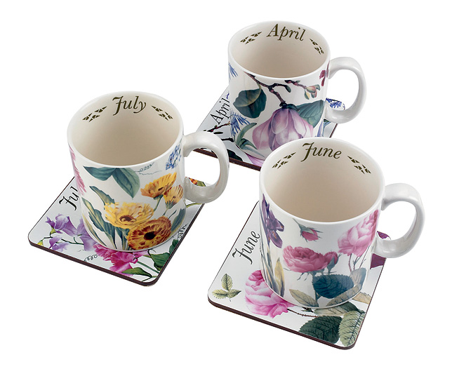 April Mug and Coaster