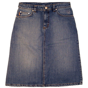 Spunky Denim Skirt