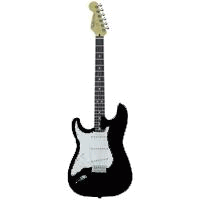 Standard Strat RW L/H- Black