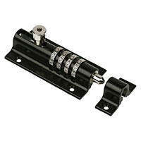 SQUIRE Combination Locking Bolt Black