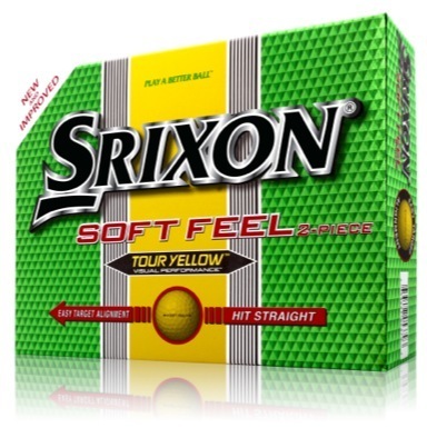 Soft Feel Golf Balls Tour Yellow