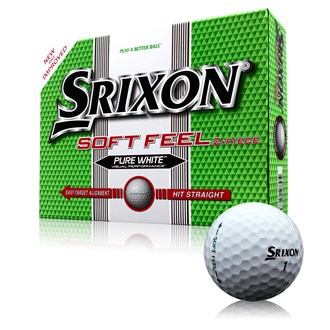 Soft Feel White Golf Balls (12 Balls) 2013