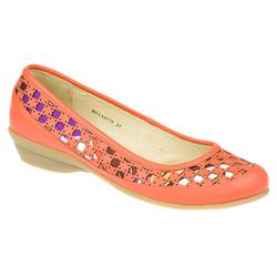 Female BEL11079 Leather Upper Leather Lining Pumps in Orange