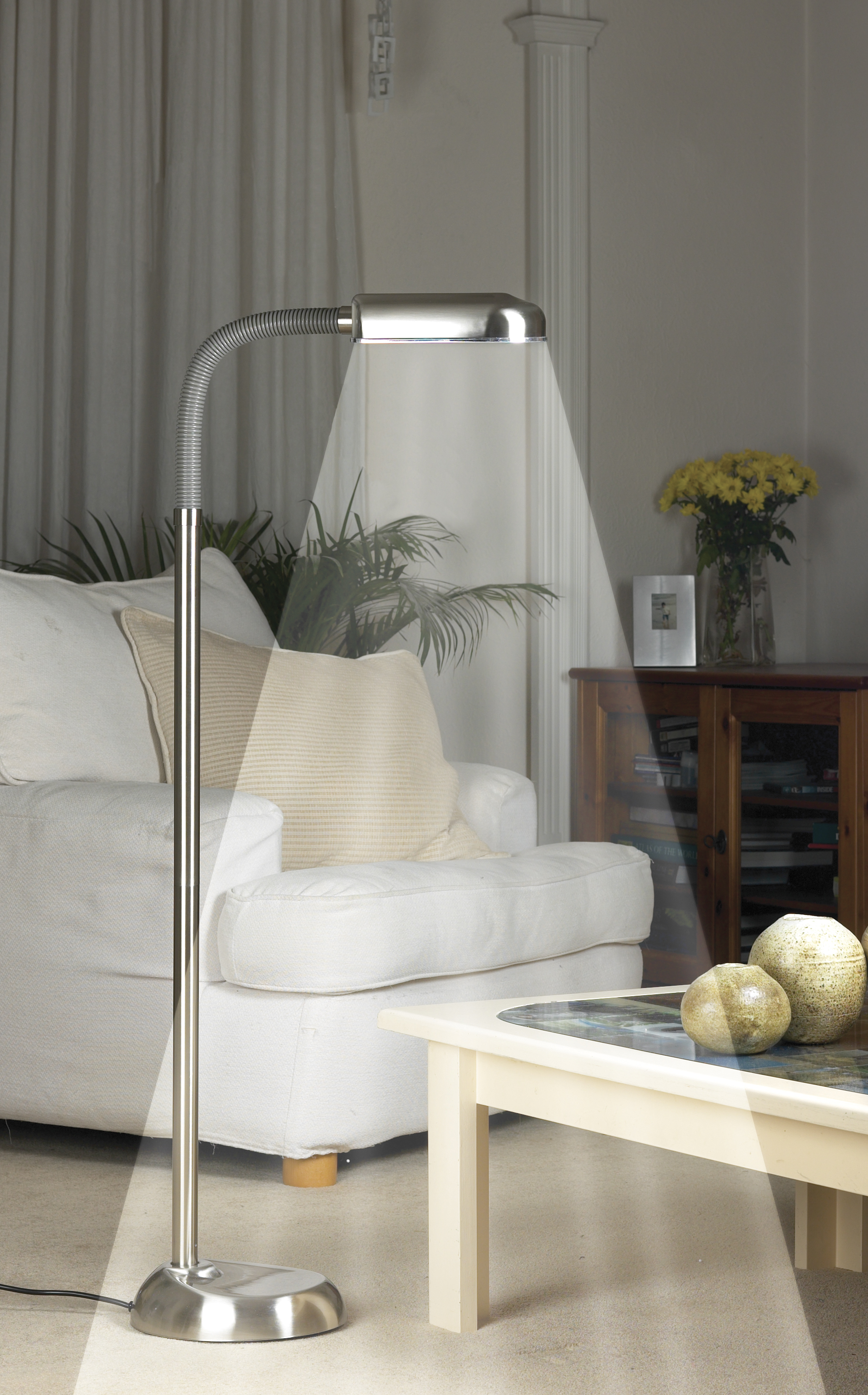 Steel Daylight Floor Lamp