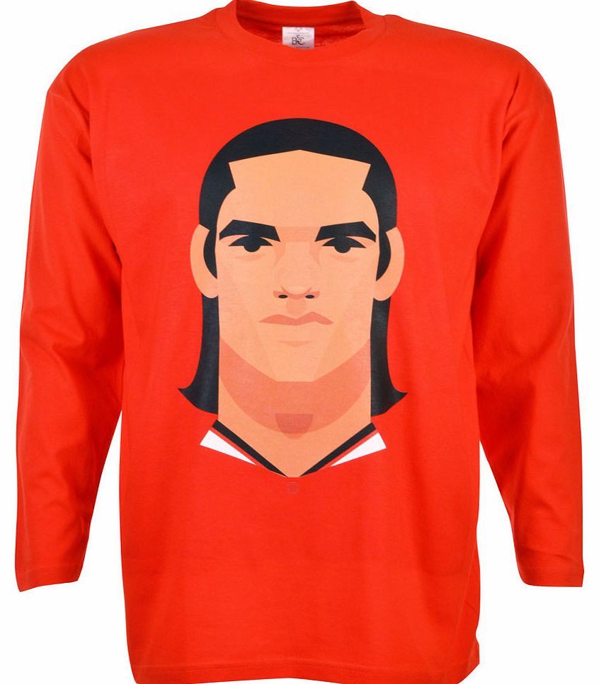 Chow Falcao Long Sleeve T-Shirt Red