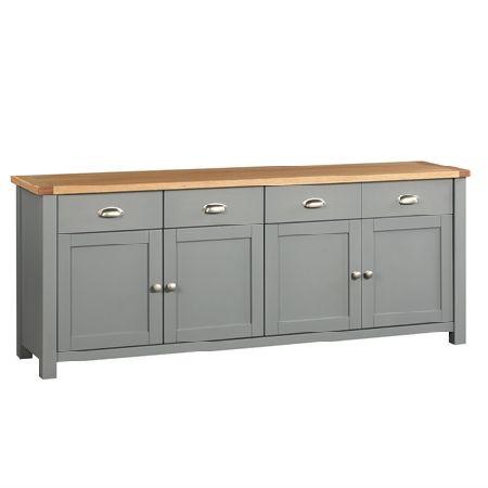 Stanton Grey Painted Stanton Grey 4 Door Sideboard 1042.012