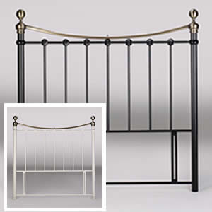 Kelso 4FT 6 Double Metal Headboard