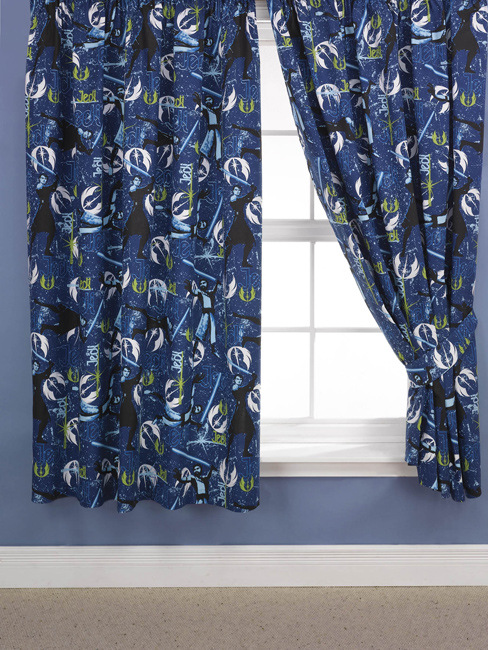 Clone Wars Jedi Curtains 72 Drop