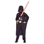 Wars Darth Vadar Fancy Dress Outfit One Size