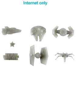 Wars Glow in the Dark Shapes (24 piece set)