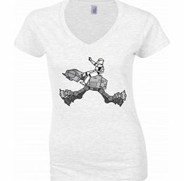 Wars Rodeo Walker White Womens T-Shirt