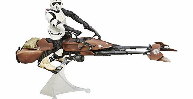 The Black Series 6 Inch Deluxe Speeder Bike And Figure