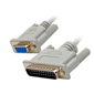 10` Null Modem Cbl DB9-DB25F/M