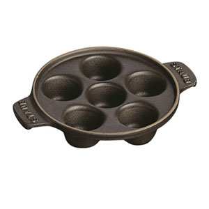 Frying Pan With Wooden Handles 24cm Black