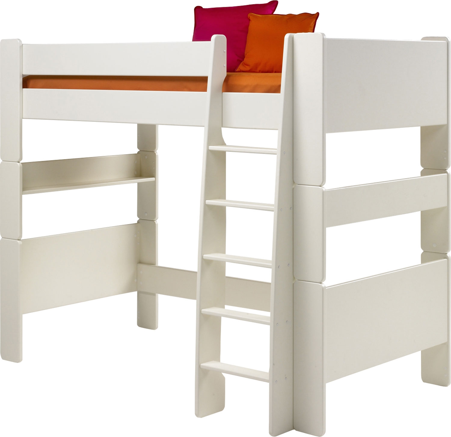 for Kids White High Sleeper & Mattress