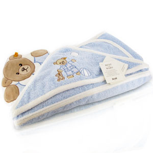 Sleep Well Baby Boy Blue Bath Set