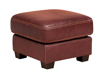 Valencia Leather Footstool