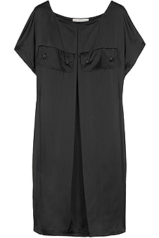 Satin T-shirt dress