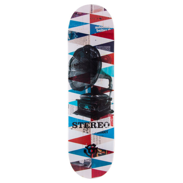 Stereo Gramaphone Skateboard Deck - 8.3 inch