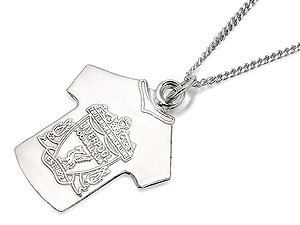 Silver Liverpool Crest Shirt Pendant