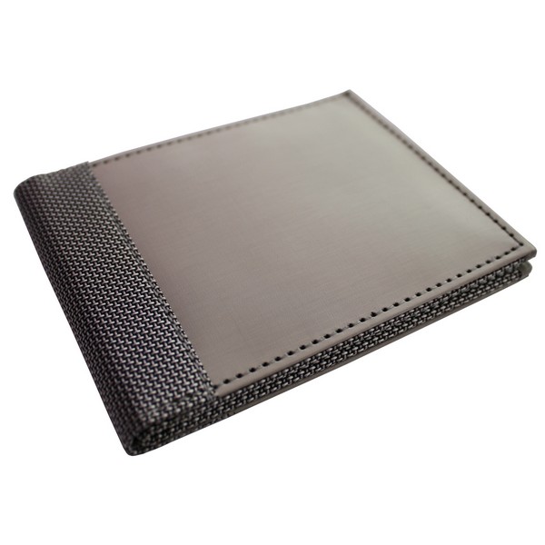 Woven Stainless Steel Wallet with Diagonal Slots