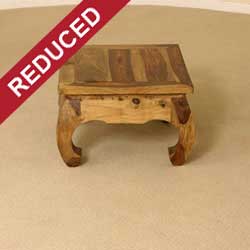 - Jali  Opium Lamp Table - Sheesham Wood