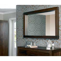 - Lyon Walnut  Large Landscape Mirror