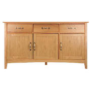 3 Drawer 3 Door Sideboard, Oak