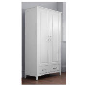 Double Wardrobe, White