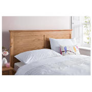 Panel Headboard Double, Oak