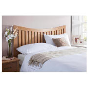 Slatted Headboard Double, Oak