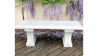 Stone Effect Garden Bench