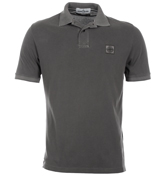 Brown Pique Polo Shirt