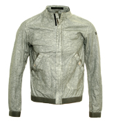 Denims Grey Bomber Style Jacket